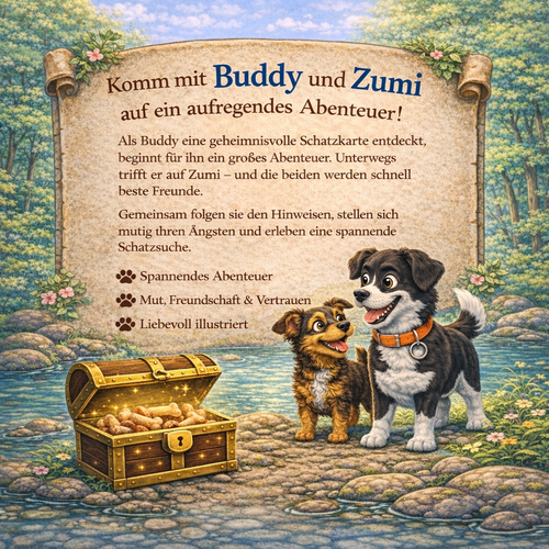 Buddy & Zumi – Die große Schatzsuche | Kinderbuch über Freundschaft & Abenteuer
