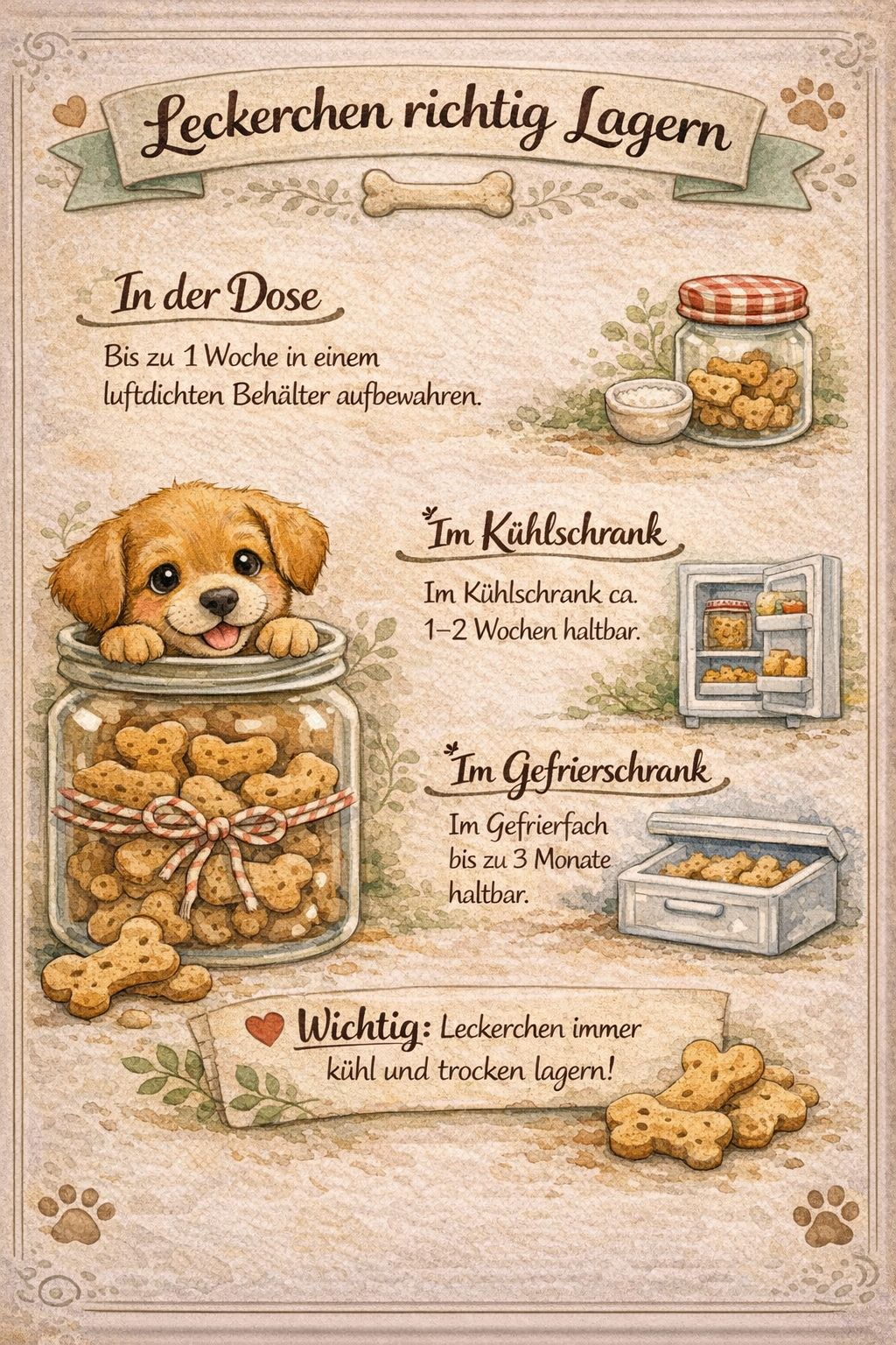Hunde Leckerli Rezeptplaner
